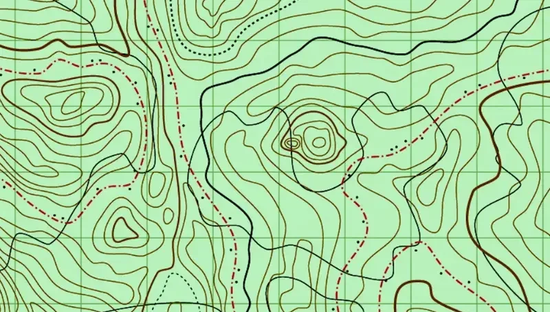 topography map